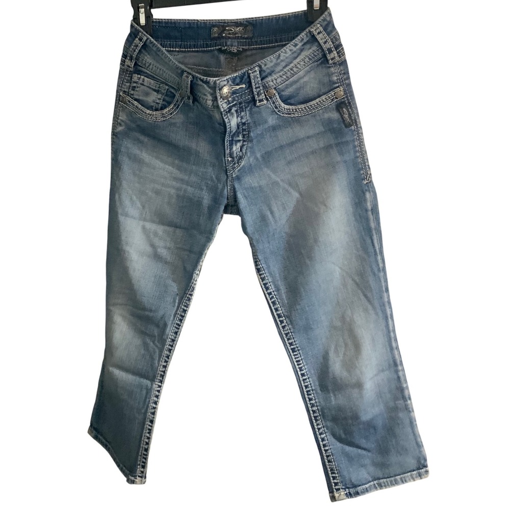 Silver Suki Surplace Capri size 26